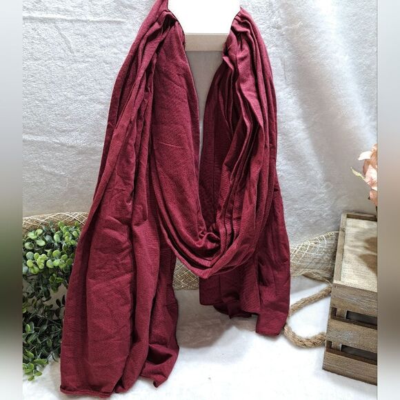 NWT Quagga Solid Color Cotton Scarf - Picture 1 of 9